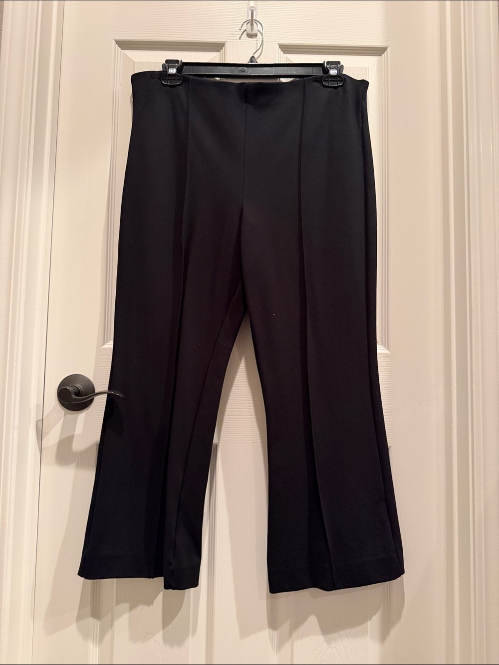 MAEVE- Women's Black Pull-On Wide-Leg Pants - the Margot